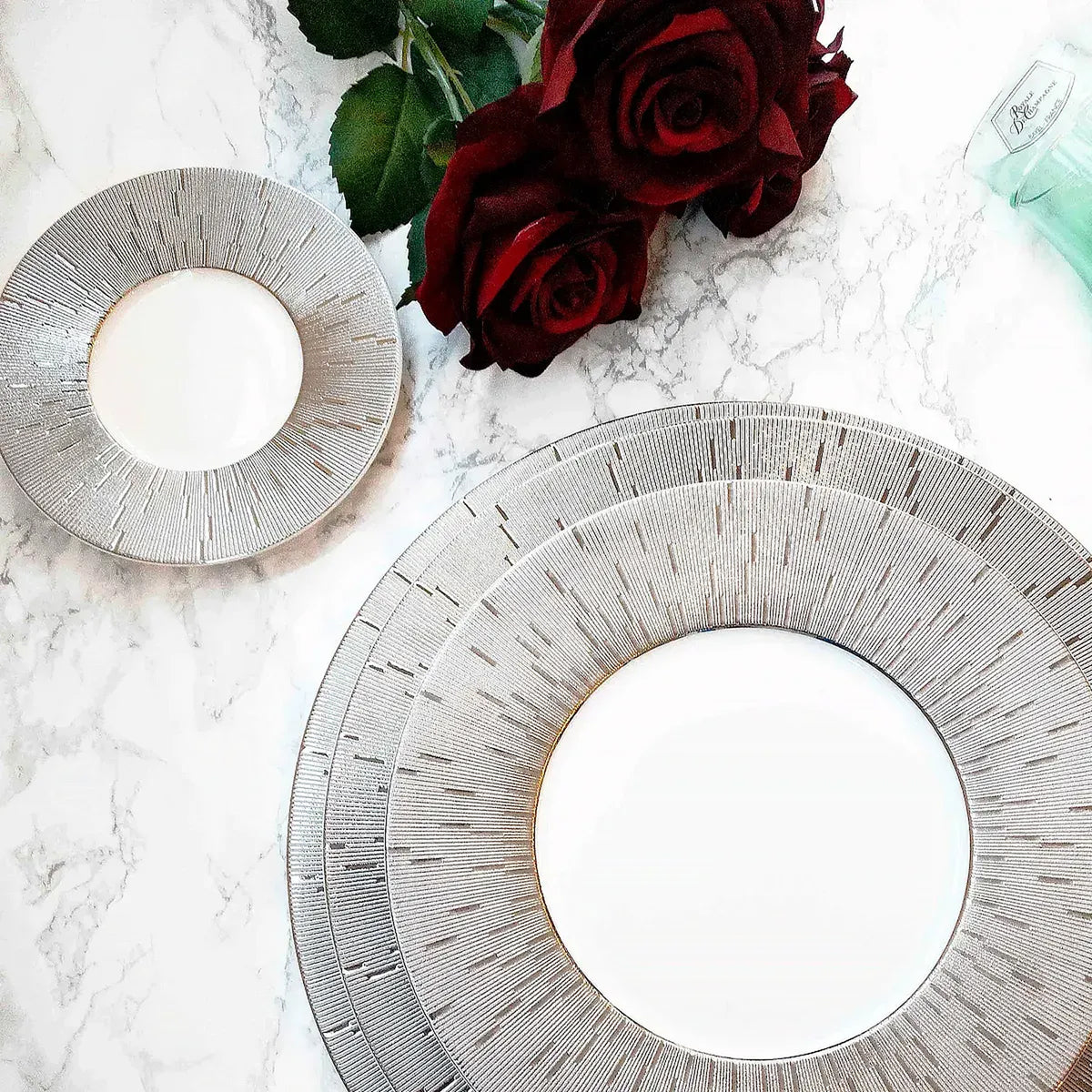 Infini prestige coffret de 4 assiettes dessert