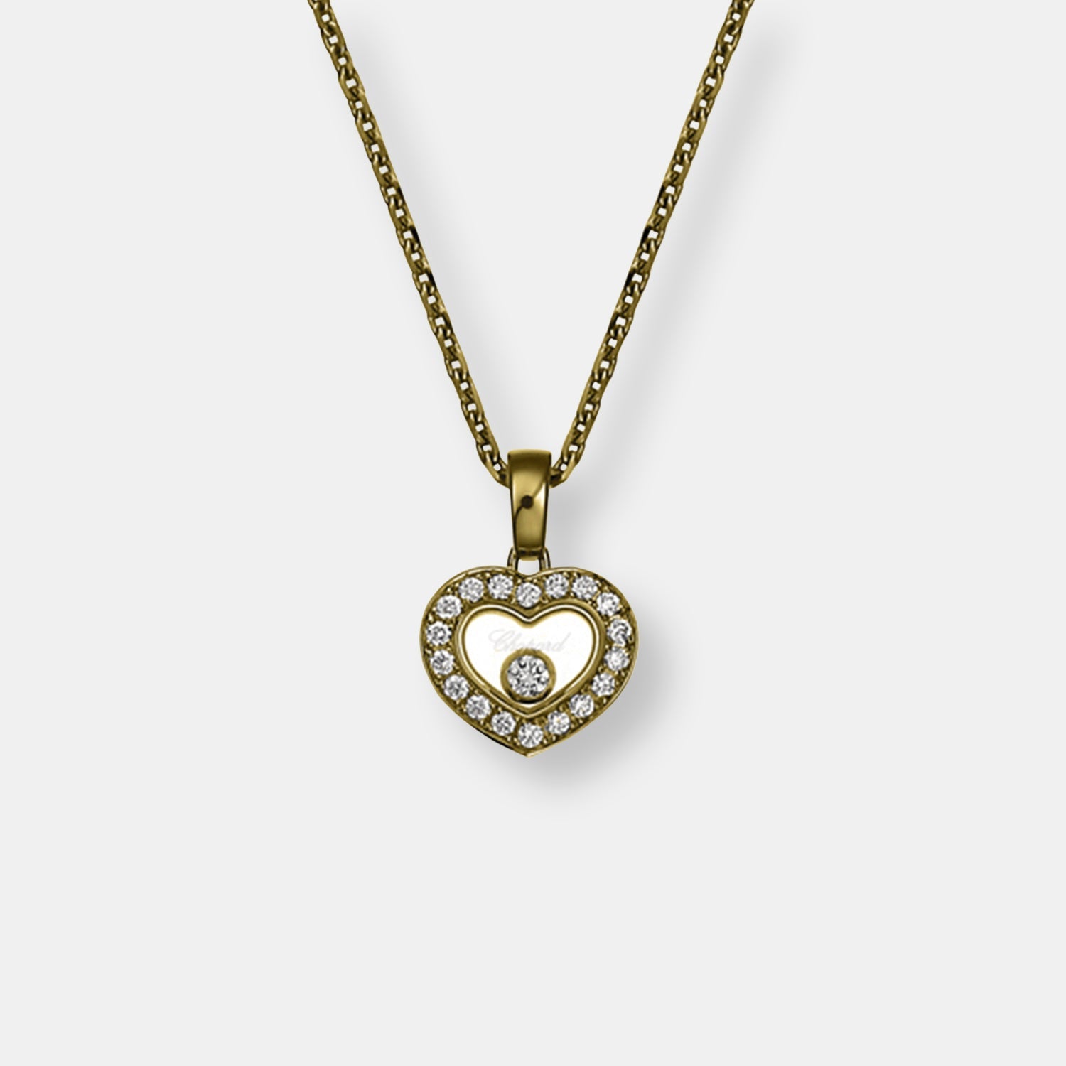 Pendentif happy diamonds cœur