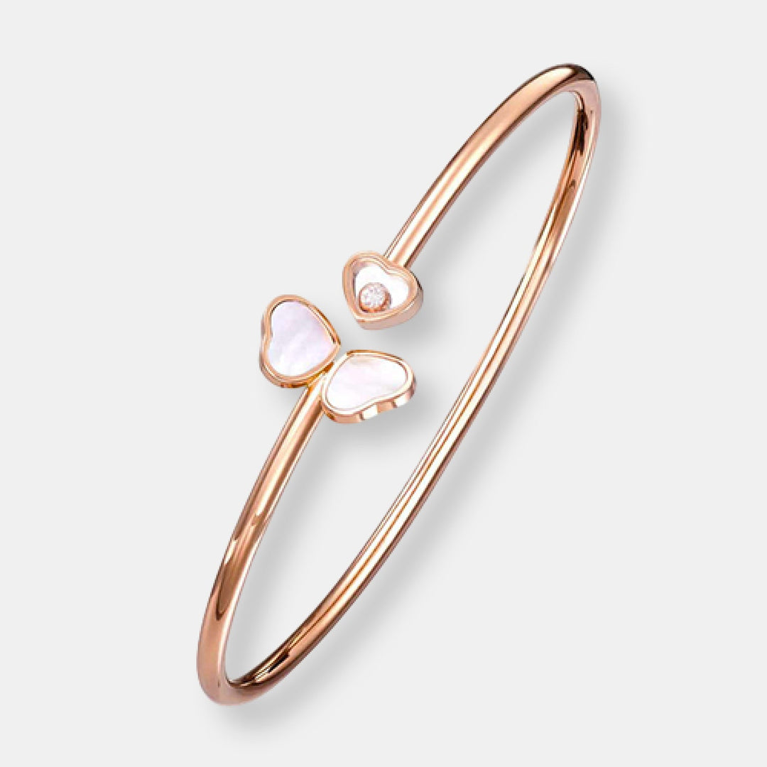Bracelet happy hearts wings