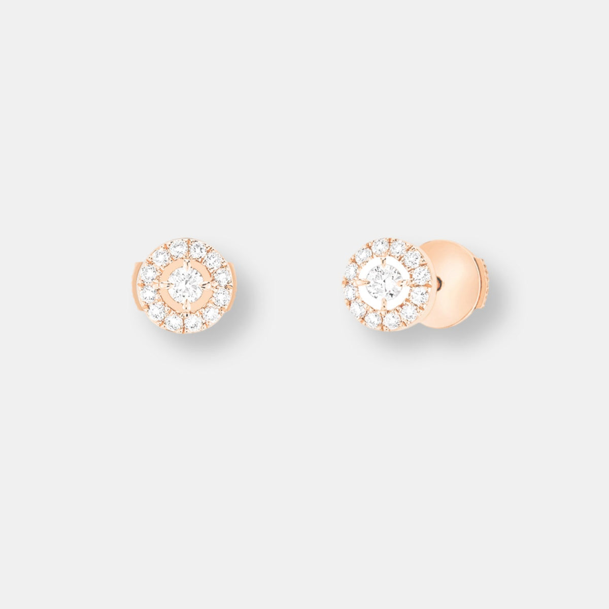 Boucles d'oreilles joy diamants ronds