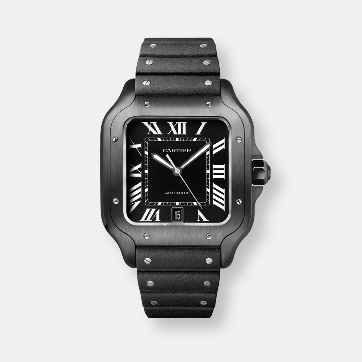 Montre santos de cartier ADLC noir