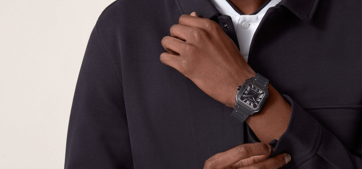 Montre santos de cartier ADLC noir