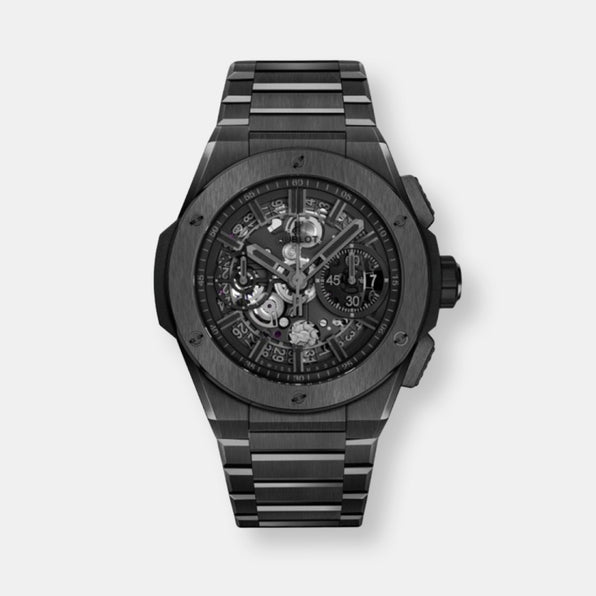 Montre big bang integral all black chronograph