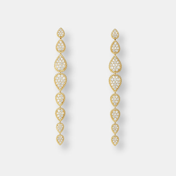pendants d'oreilles serpent bohème