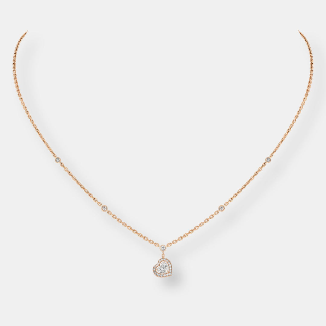 Collier joy diamants cœur 0,15ct