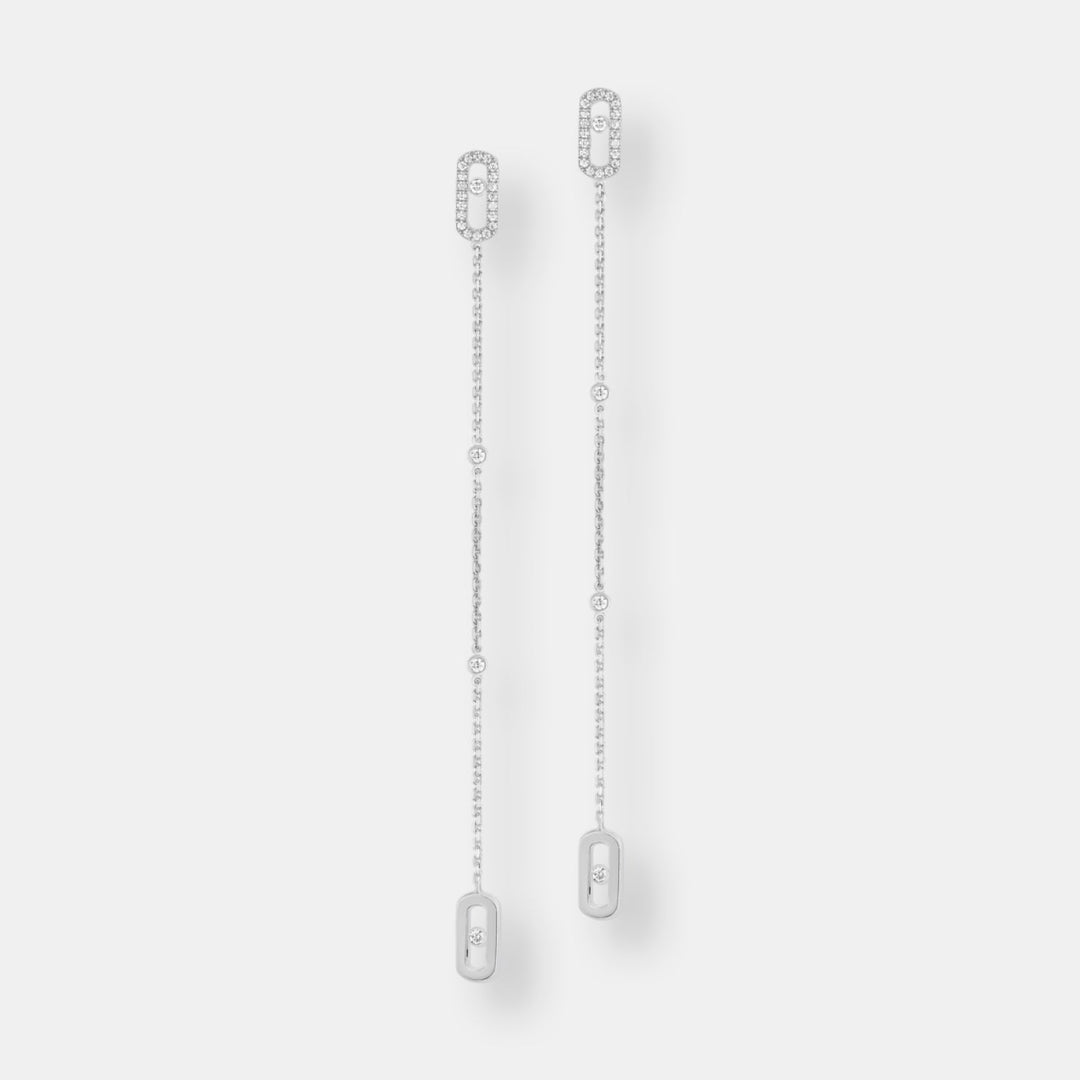 Boucles d'oreilles pendantes move uno