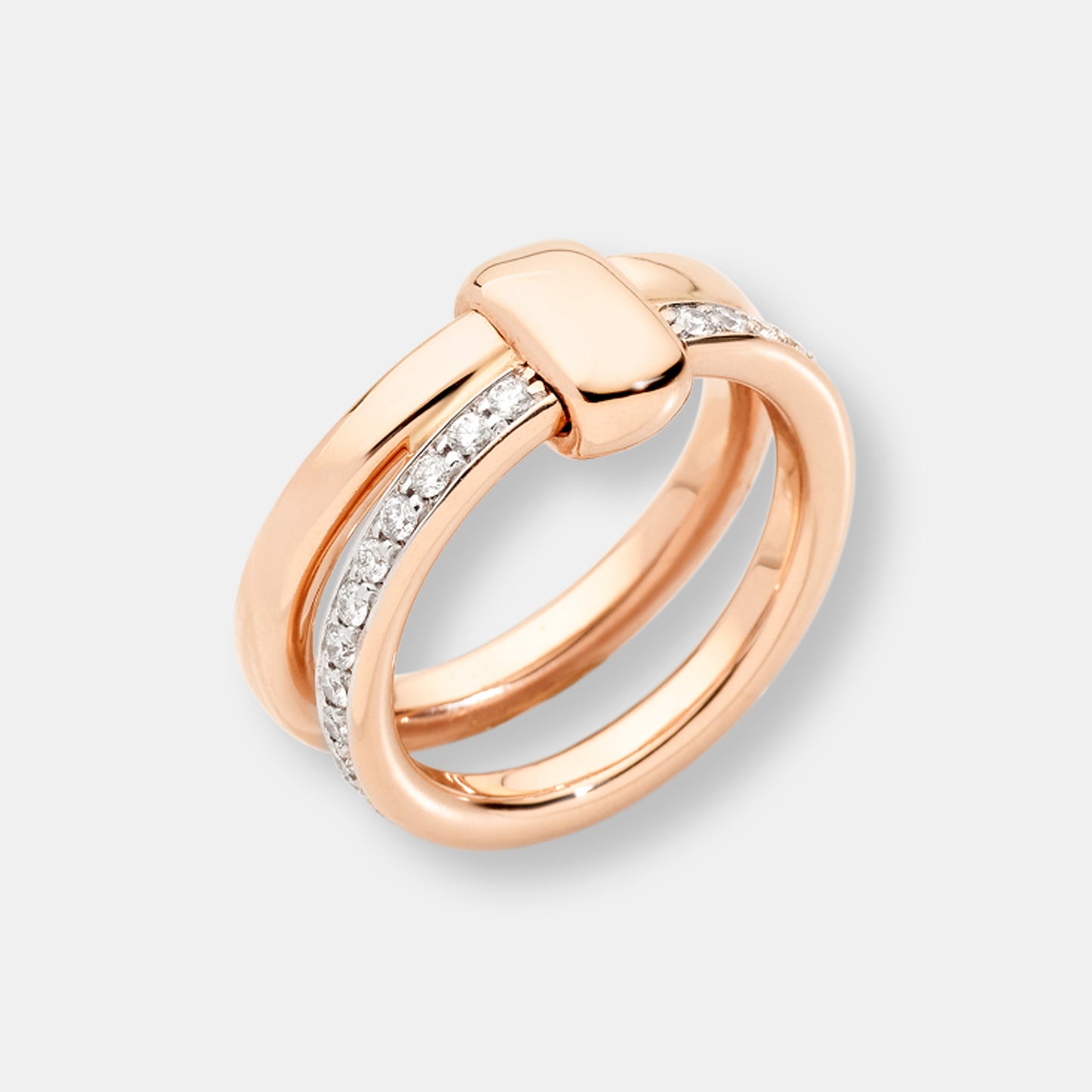 Bague bandeau pomellato together