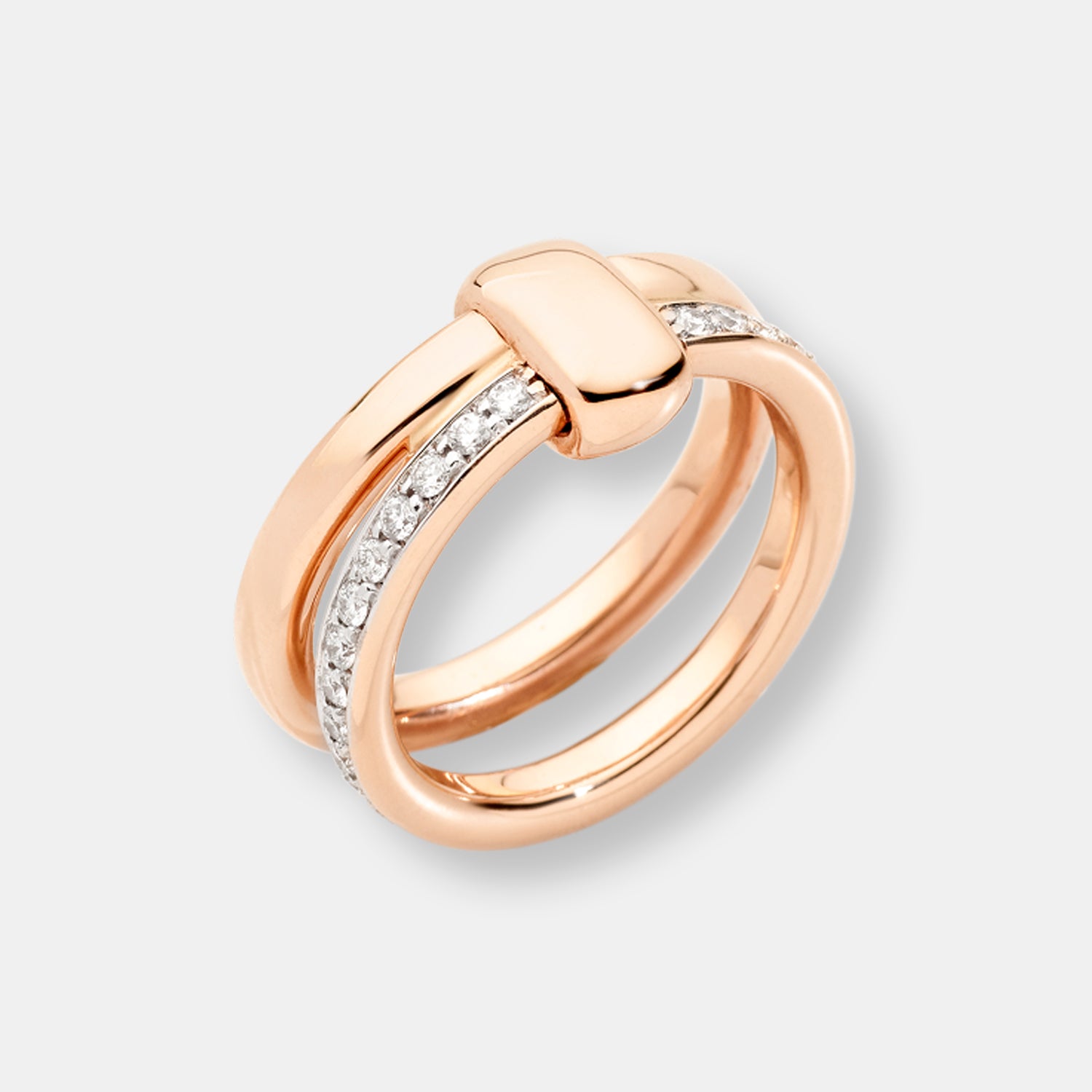 Bague bandeau pomellato together