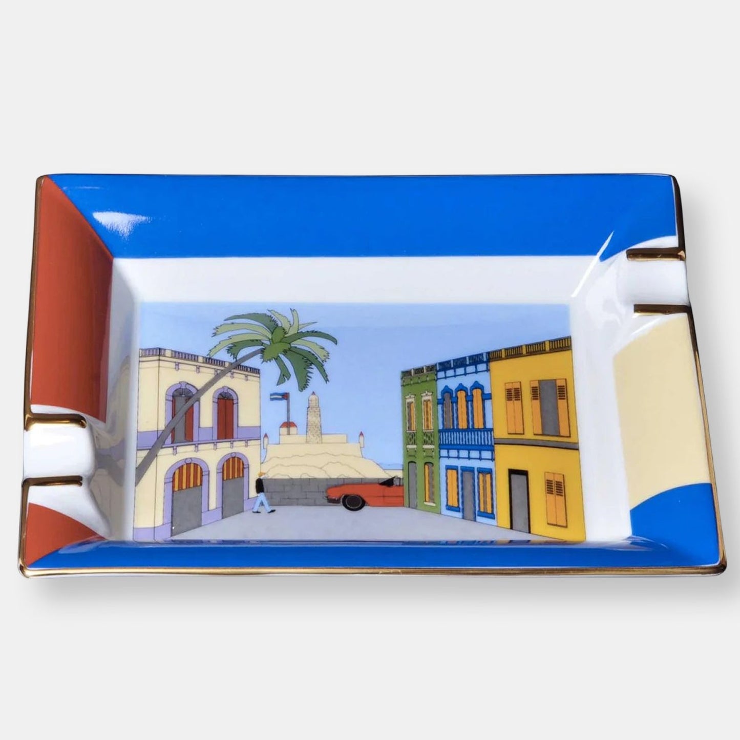 "casas cubana" - cendrier en porcelaine