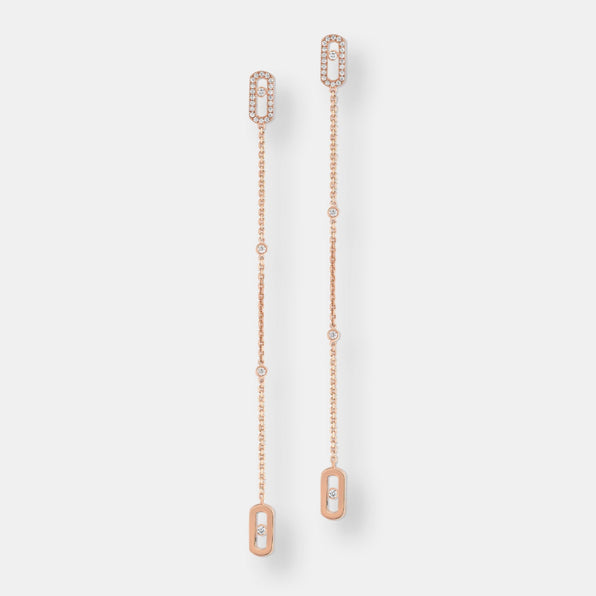 Boucles d'oreilles pendantes move uno