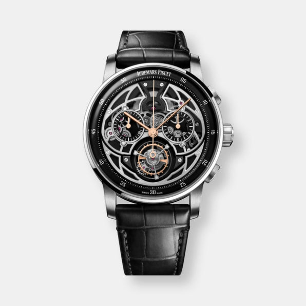 Montre code 11.59 by audemars piguet tourbillon volant chronographe automatique