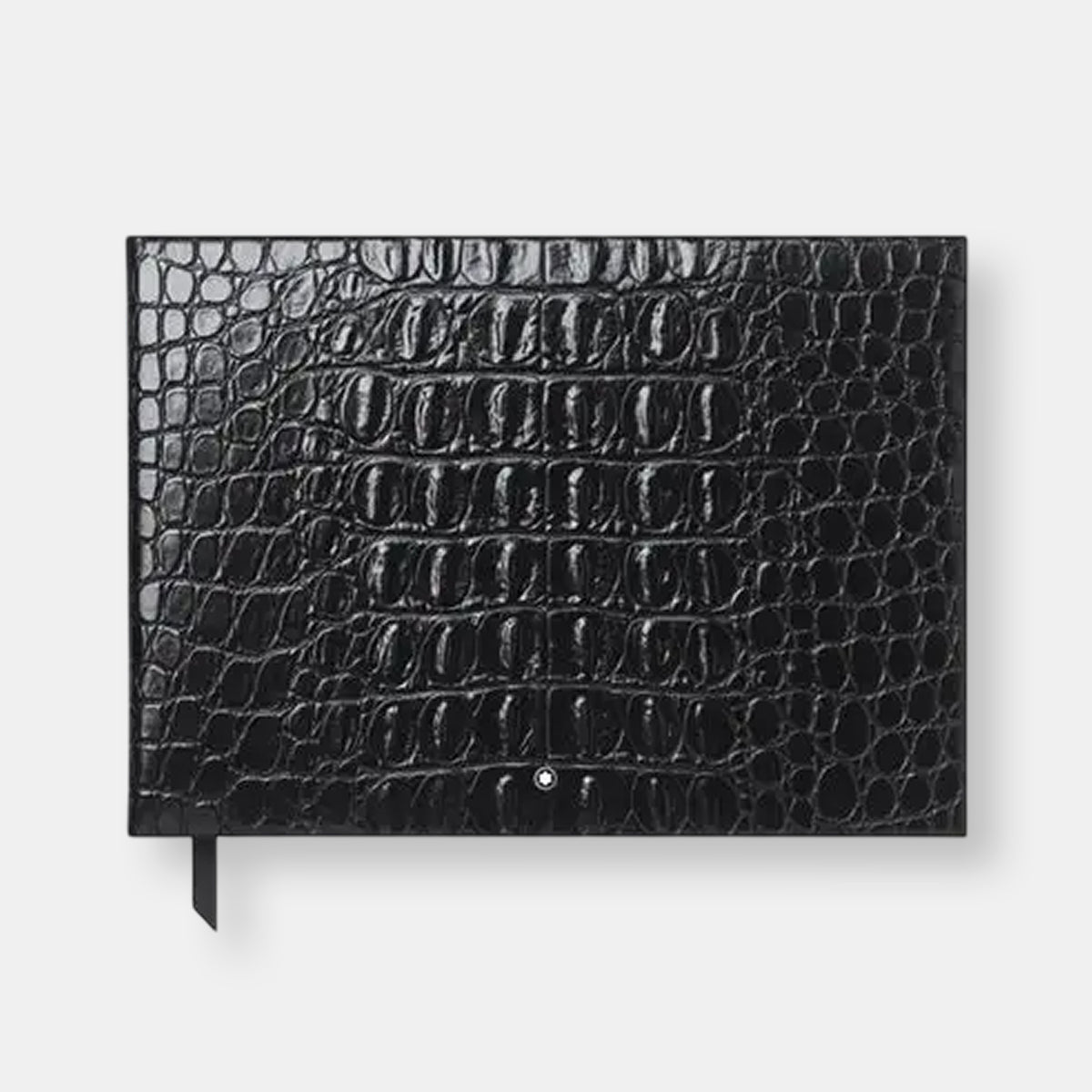 Carnet livre guest book en cuir noir