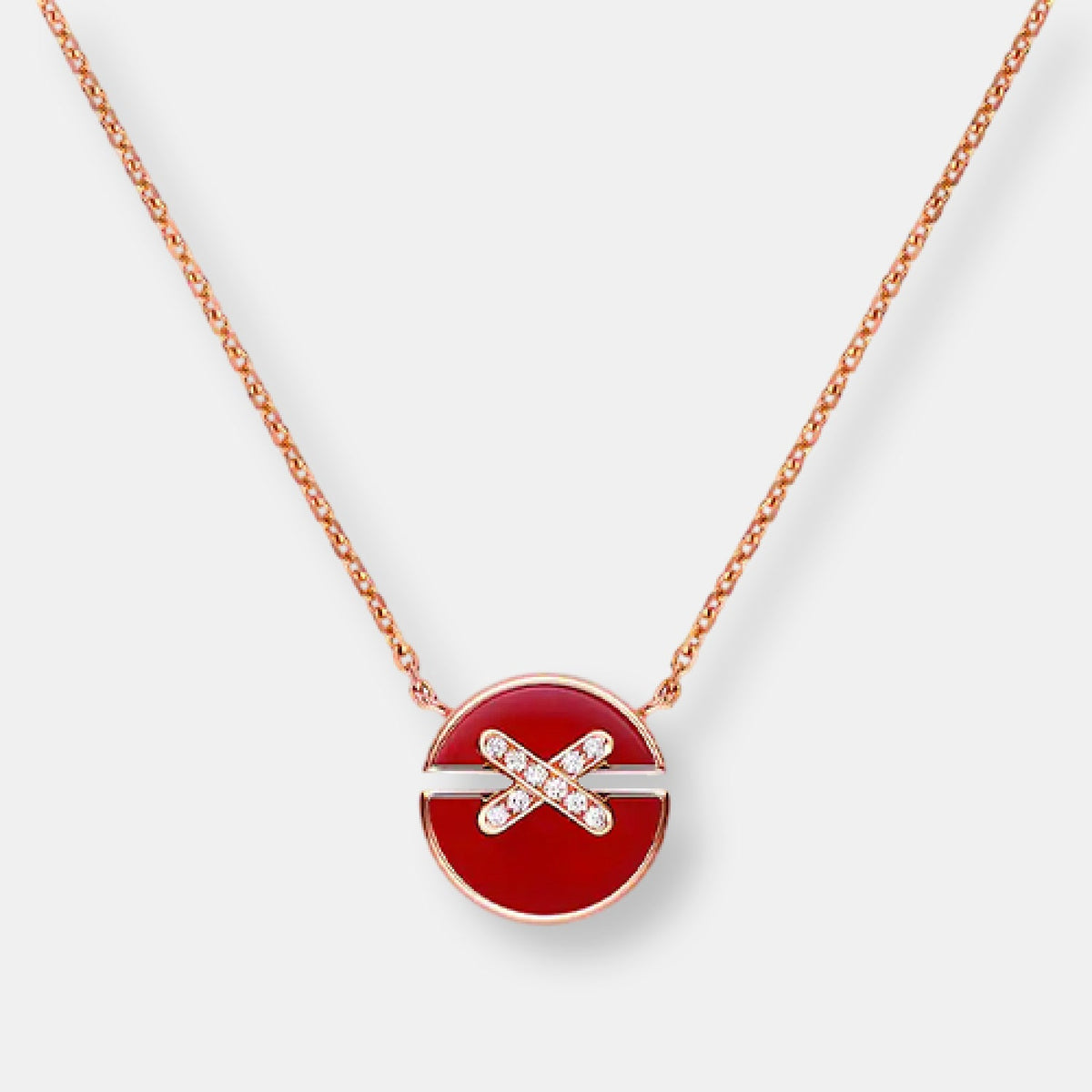 Pendentif jeux de liens harmony petit modèle diamants