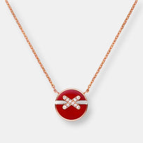 Pendentif jeux de liens harmony petit modèle diamants