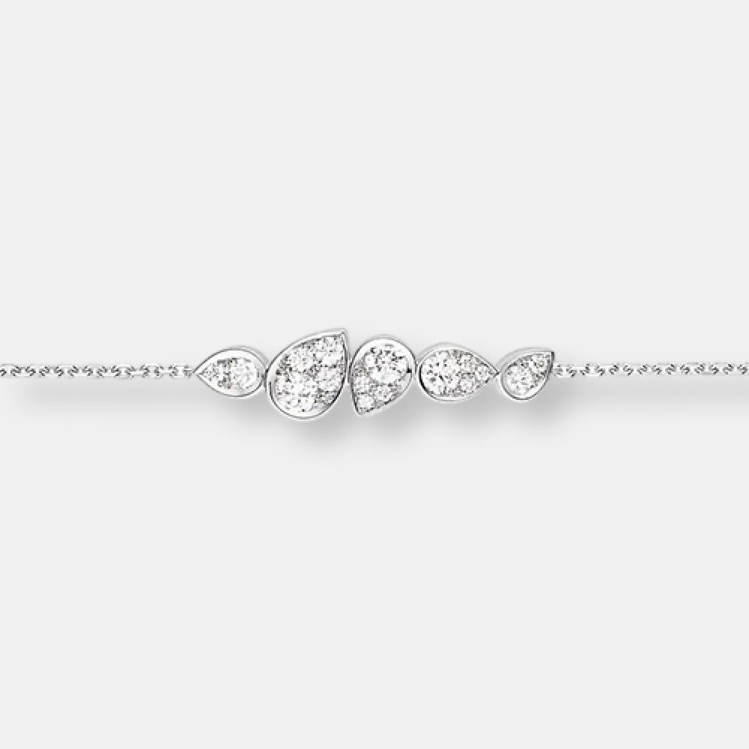 Bracelet joséphine ronde d'aigrettes