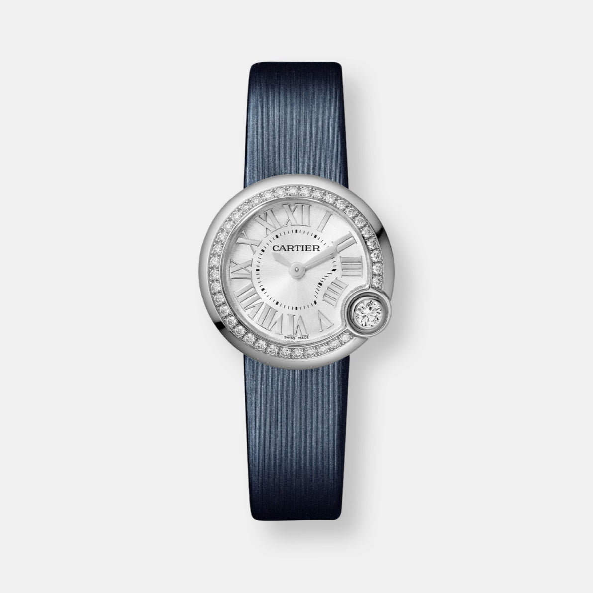 Montre ballon balnc de cartier