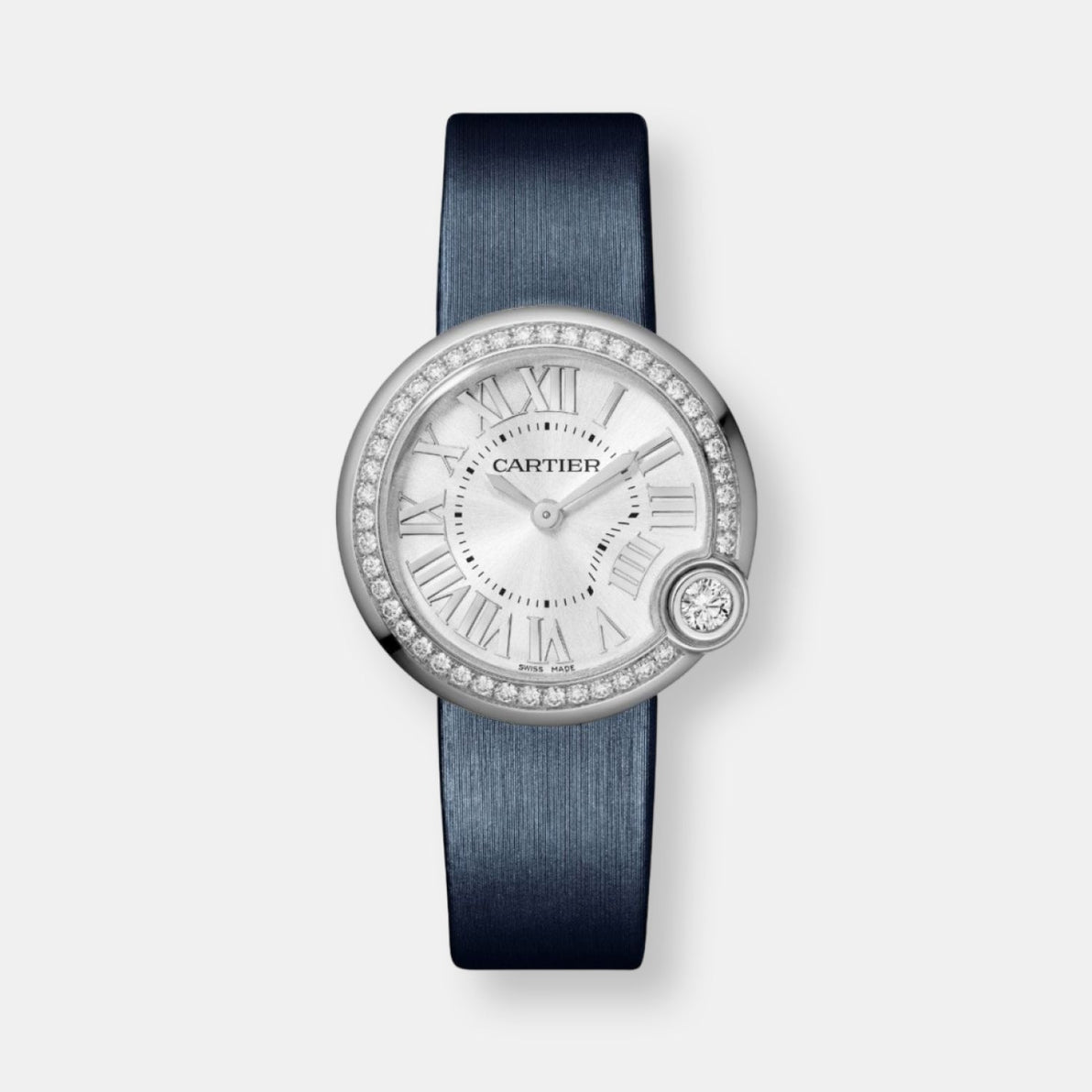 Montre ballon blanc de cartier