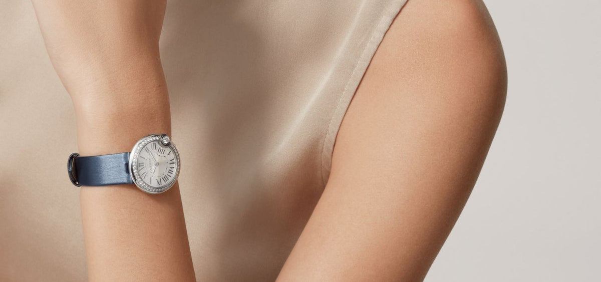 Montre ballon blanc de cartier