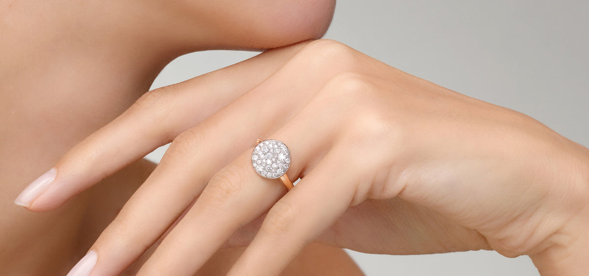 Bague large sabbia