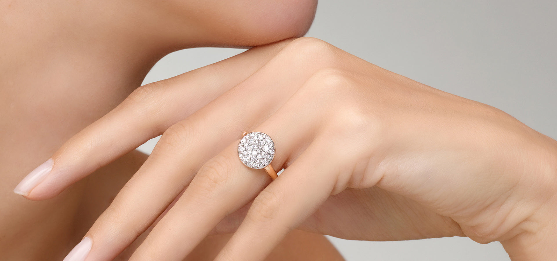 Bague large sabbia
