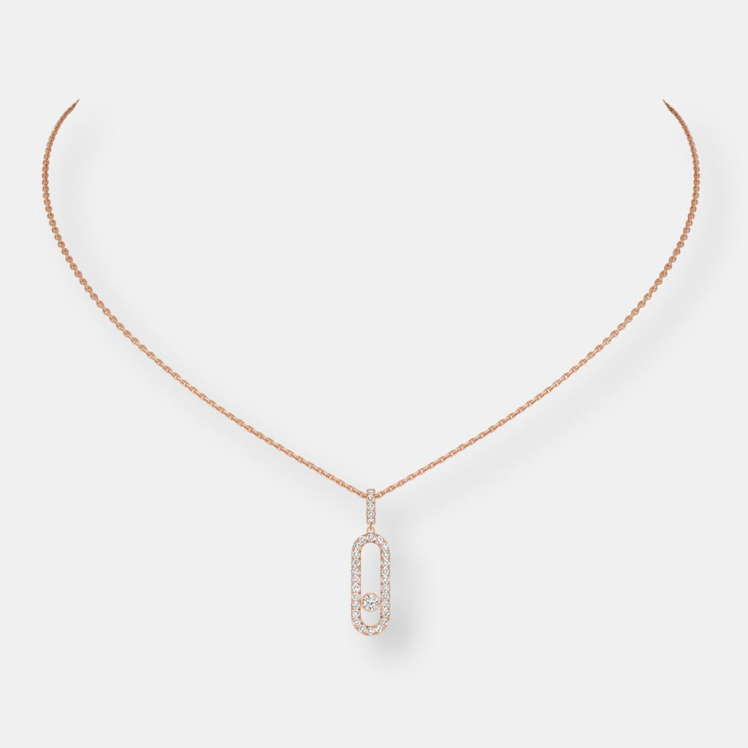 Collier move uno gm pavé