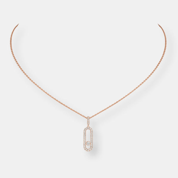 Collier move uno gm pavé