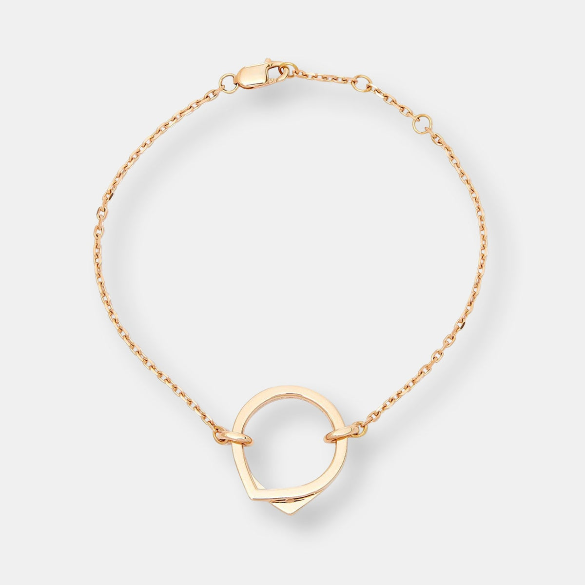 Bracelet antifer en or rose