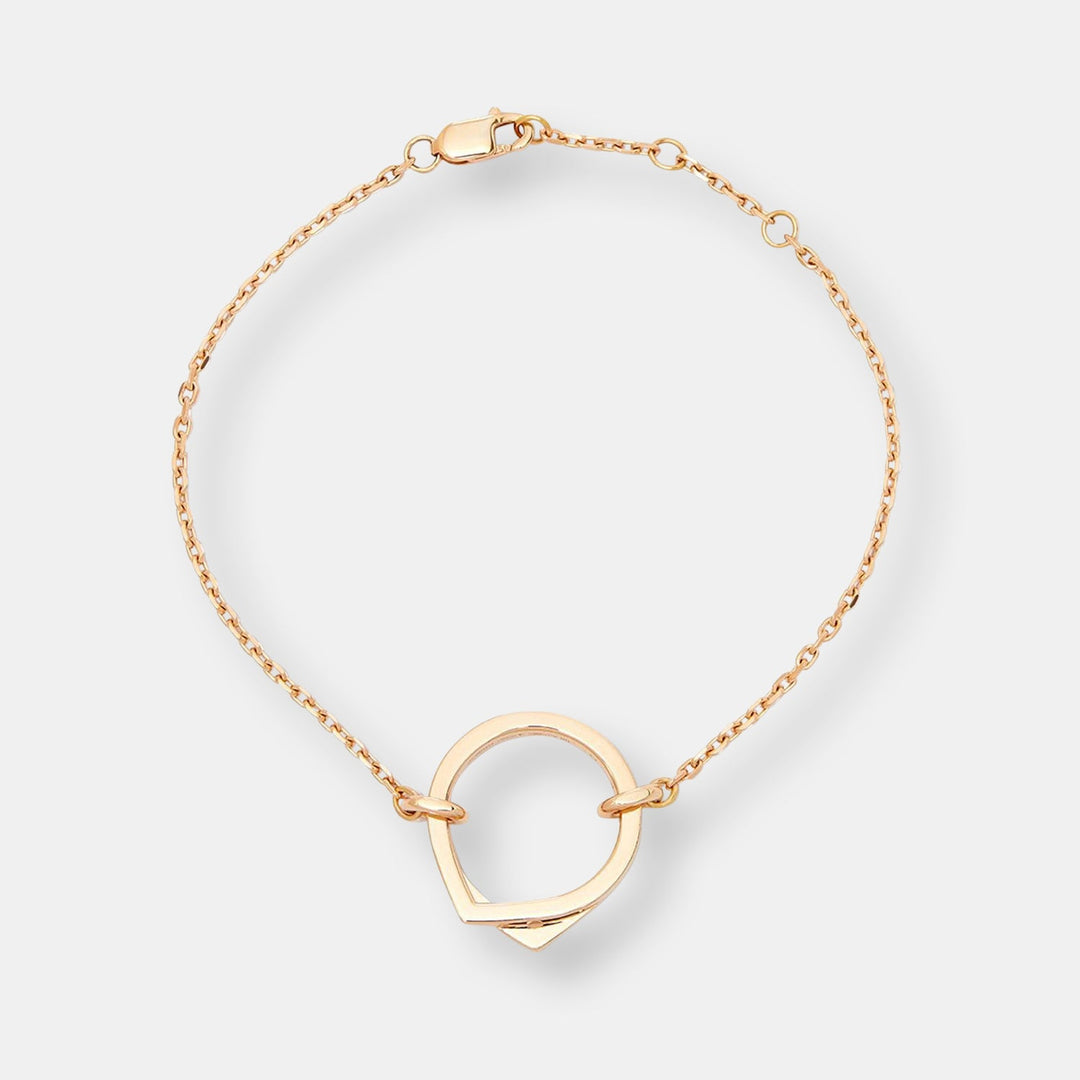 Bracelet antifer en or rose