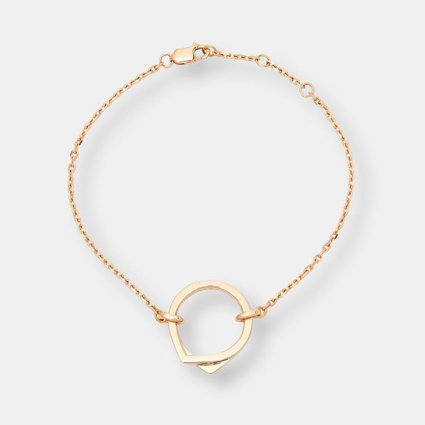 Bracelet antifer en or rose