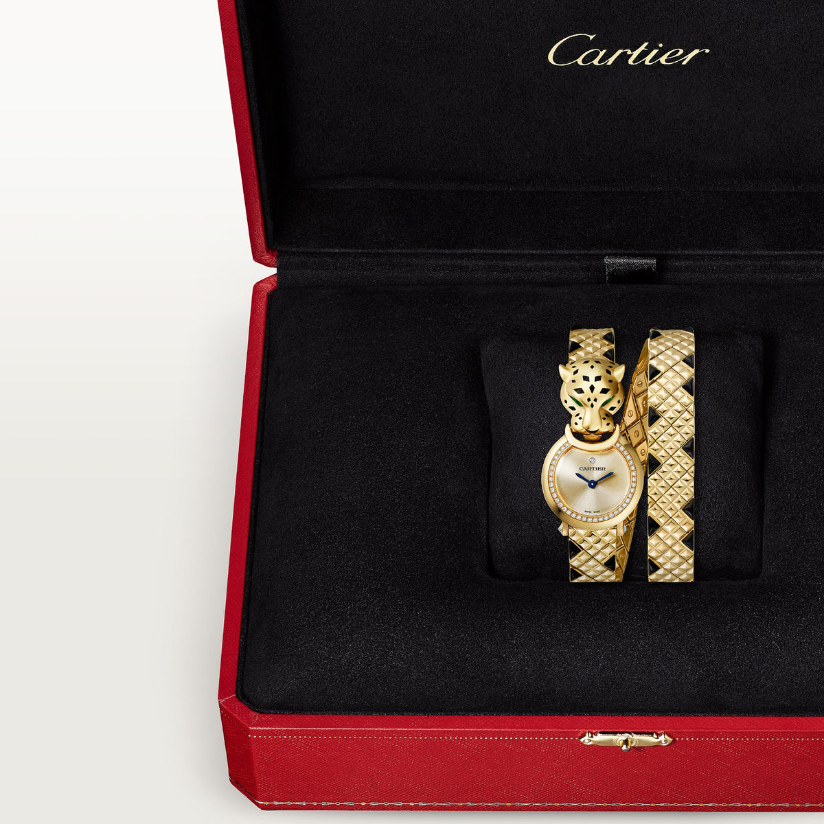 Montre joaillerie panthère de cartier