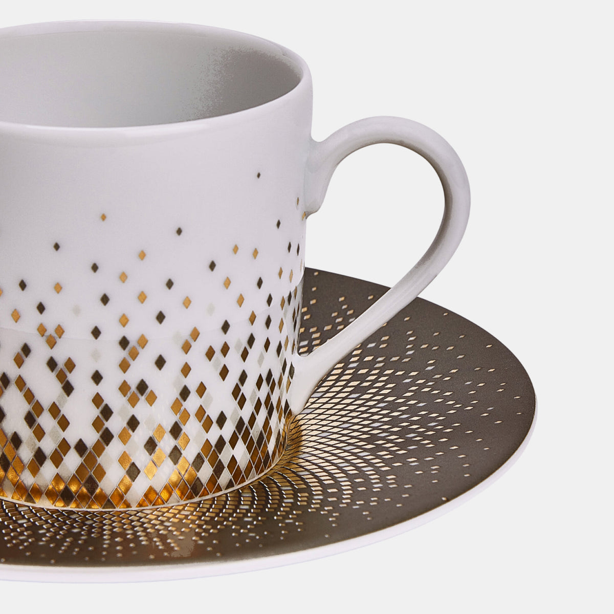 Souffle d’or coffret de 4 tasses et soucoupes café