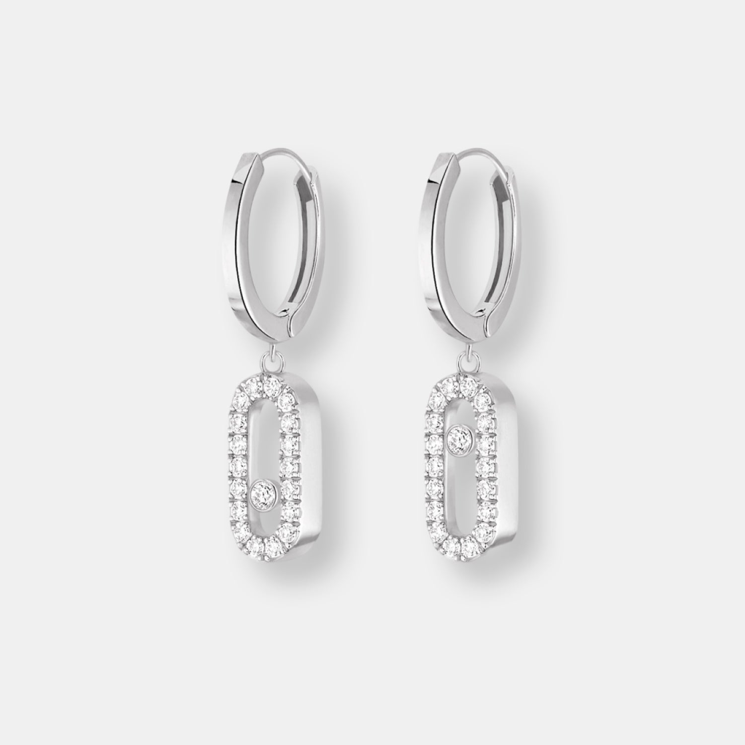 Boucles d'oreilles créoles move uno