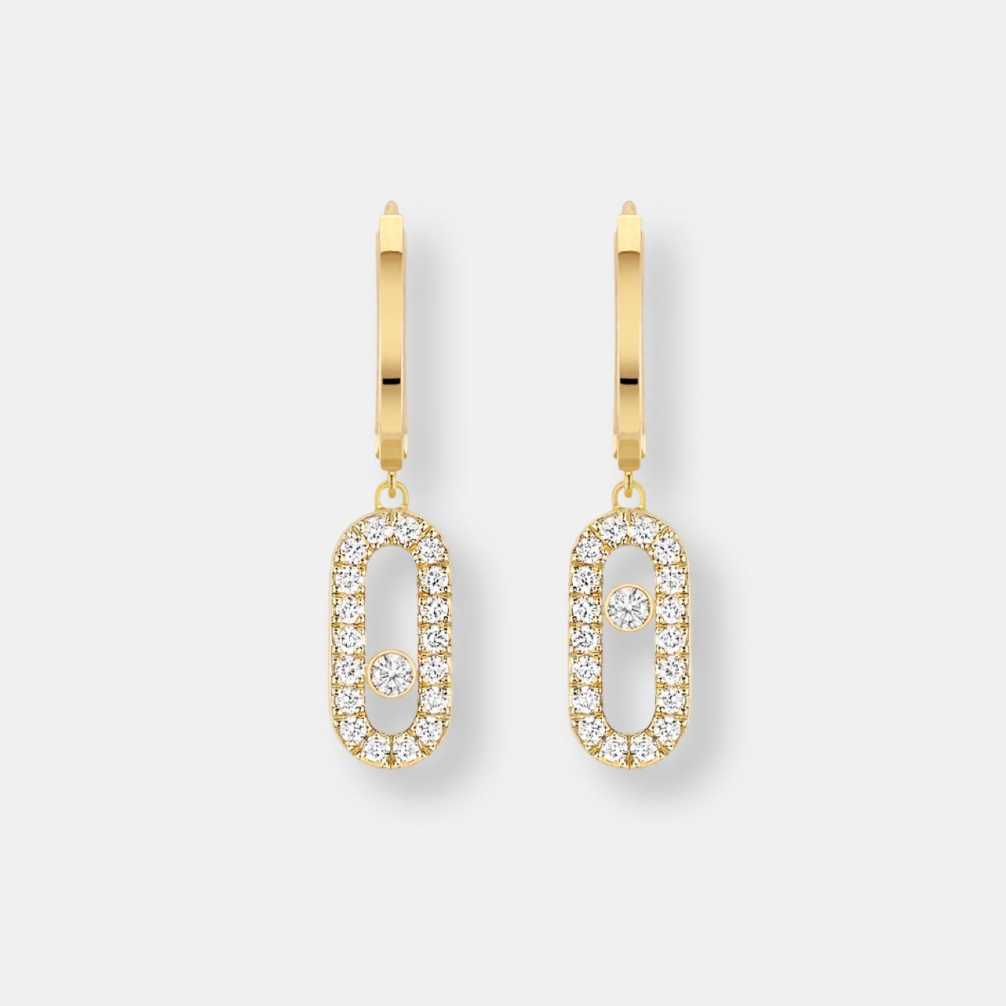 Boucles d'oreilles créoles move uno