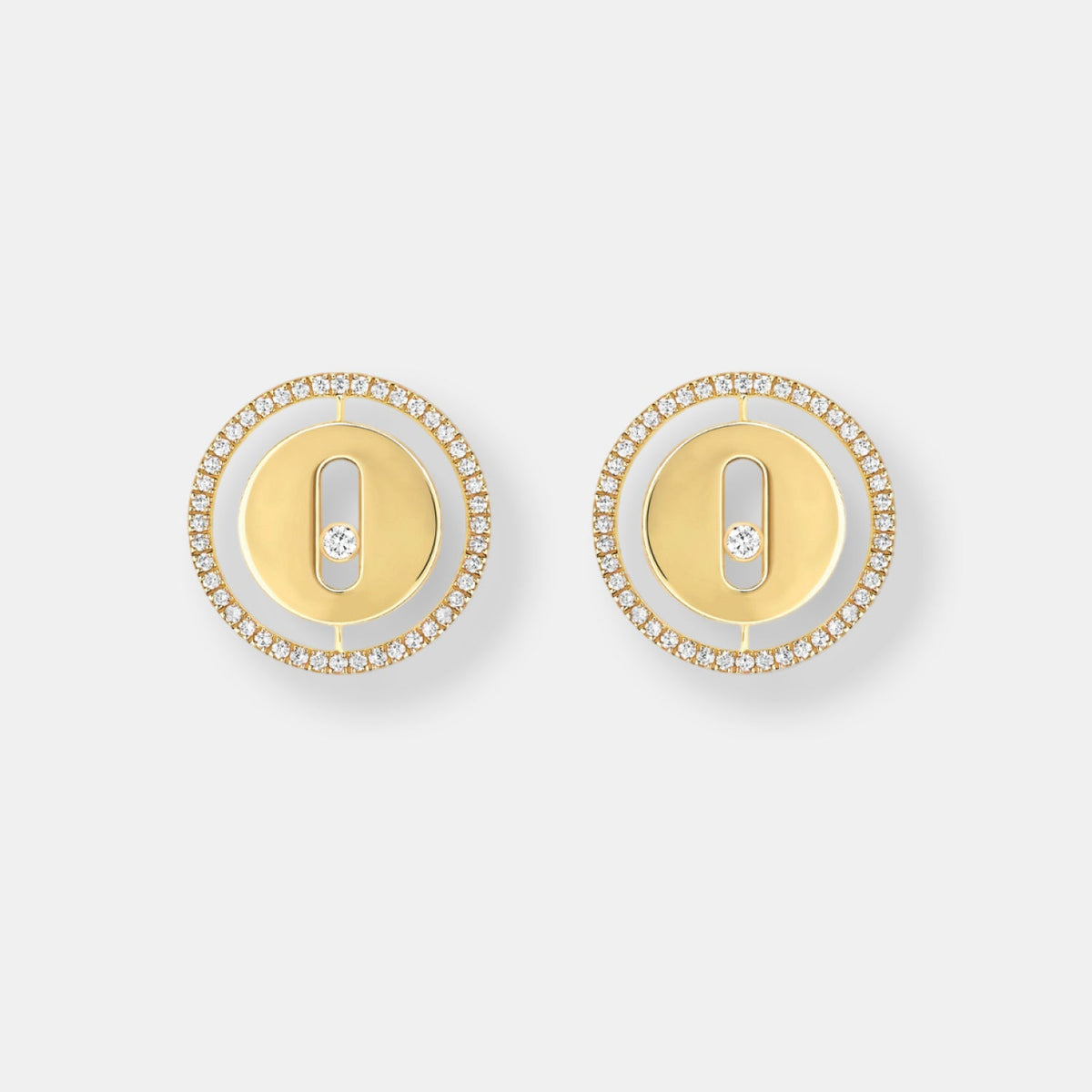 Boucles d'oreilles puces lucky move