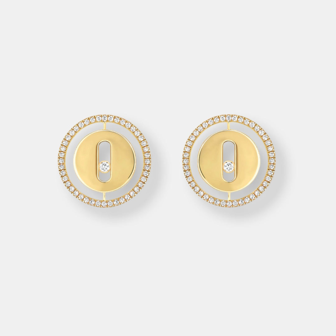 Boucles d'oreilles puces lucky move