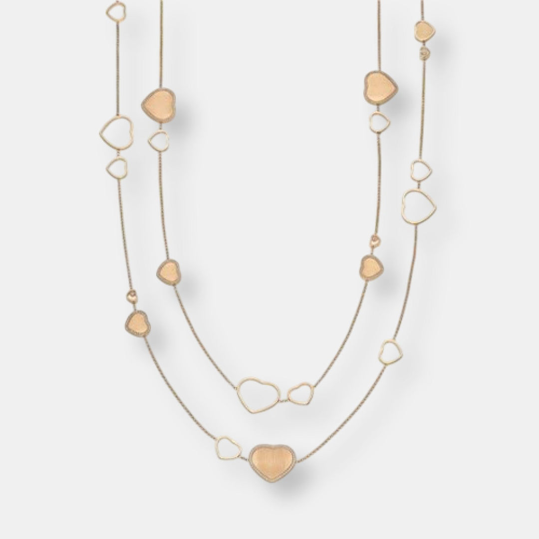 Collier happy hearts golden hearts