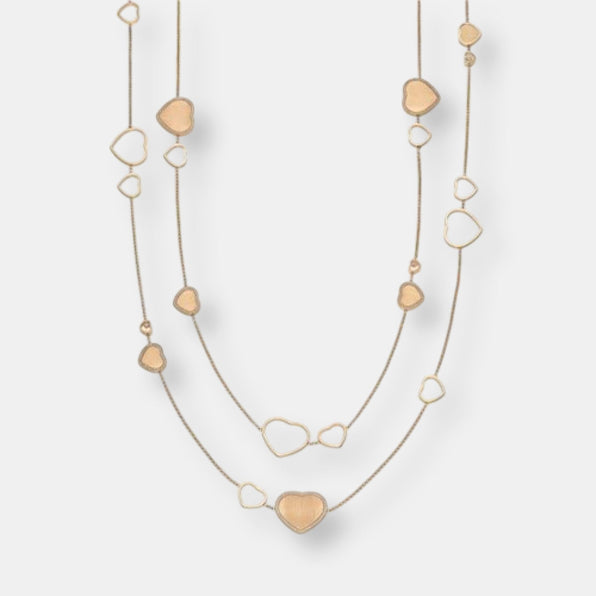 Collier happy hearts golden hearts