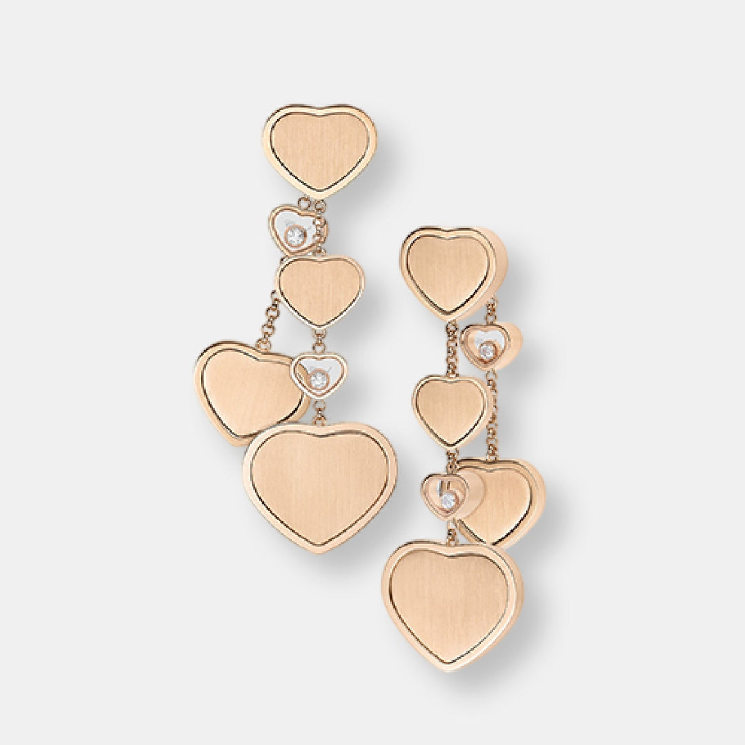 Boucles d'oreilles happy hearts