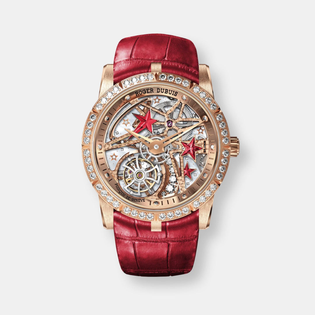Montre excalibur shooting star pink gold 36mm