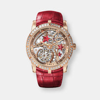 Montre excalibur shooting star pink gold 36mm