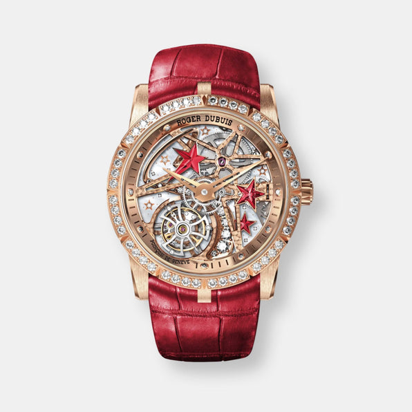 Montre excalibur shooting star pink gold 36mm