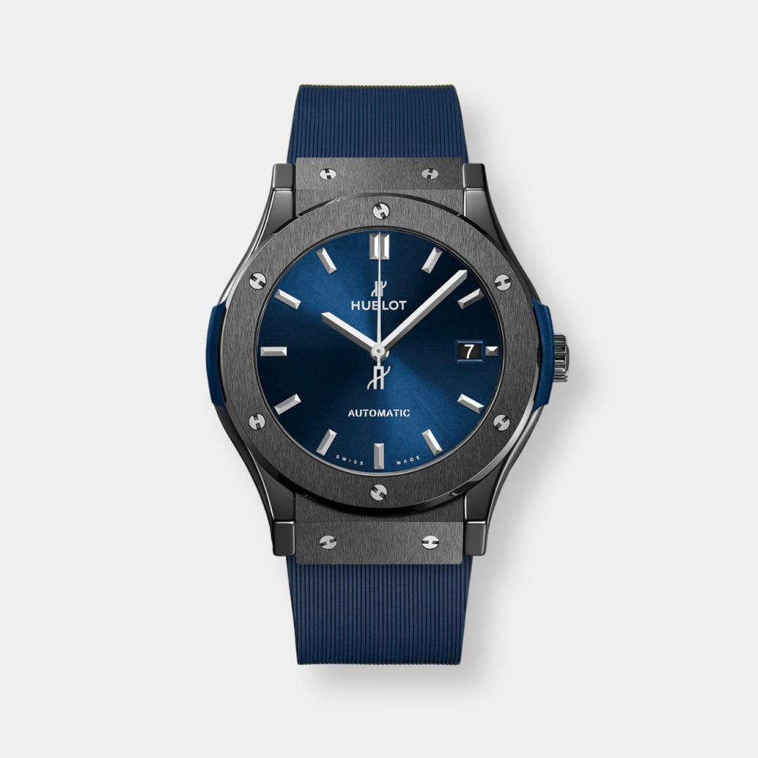 Montre classic fusion ceramic blue