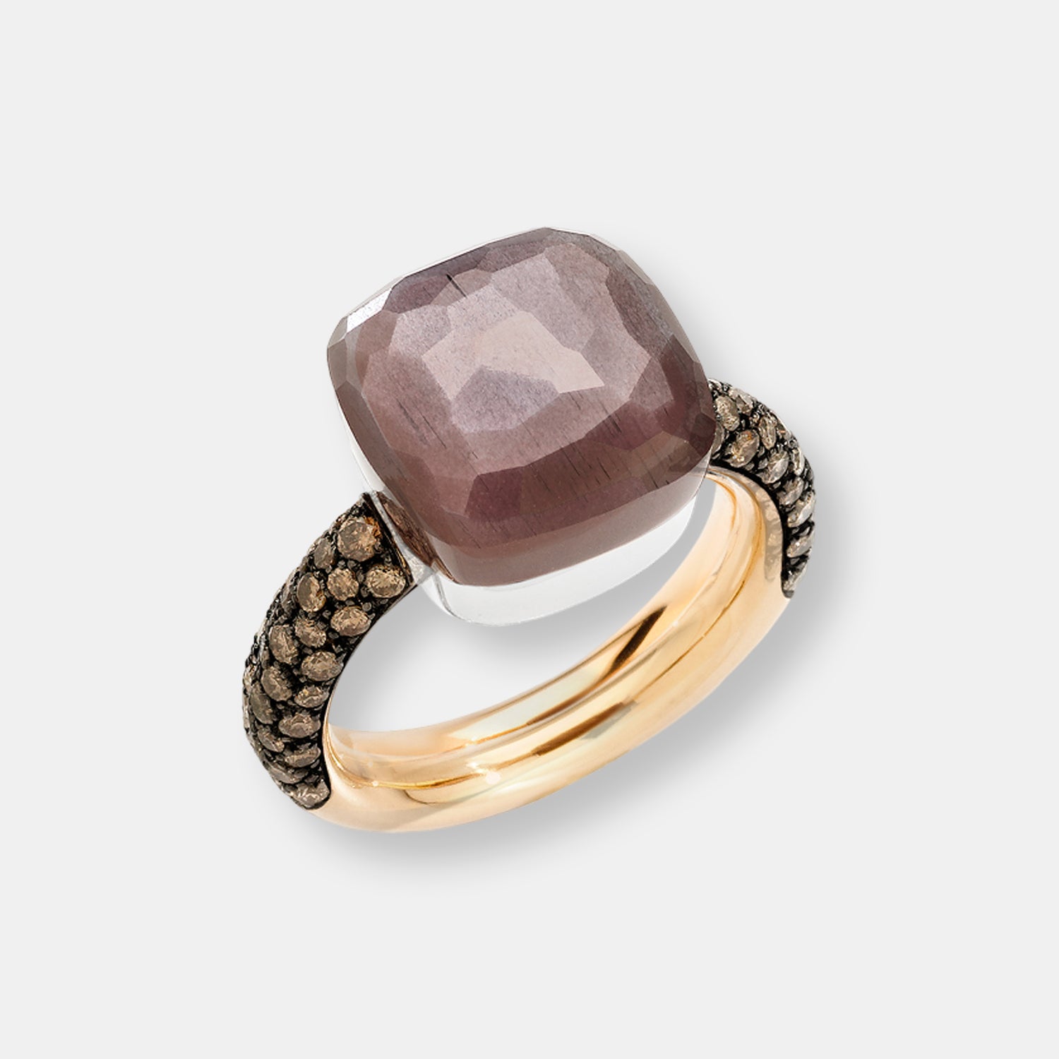 Bague nudo chocolate maxi