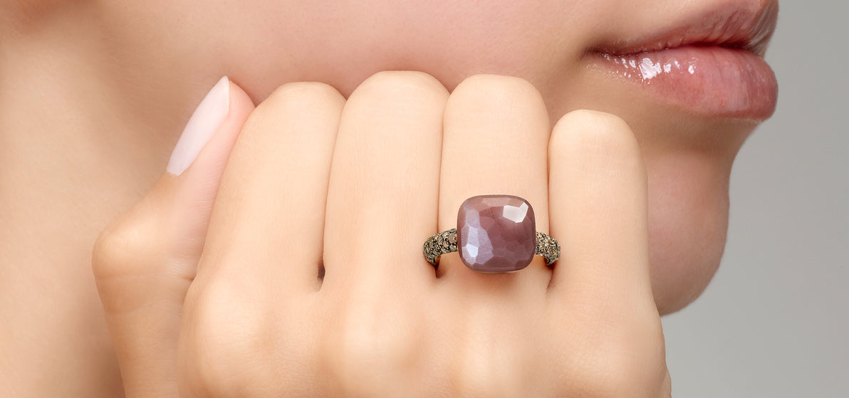 Bague nudo chocolate maxi