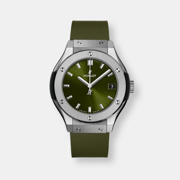 Montre classic fusion titanium green
