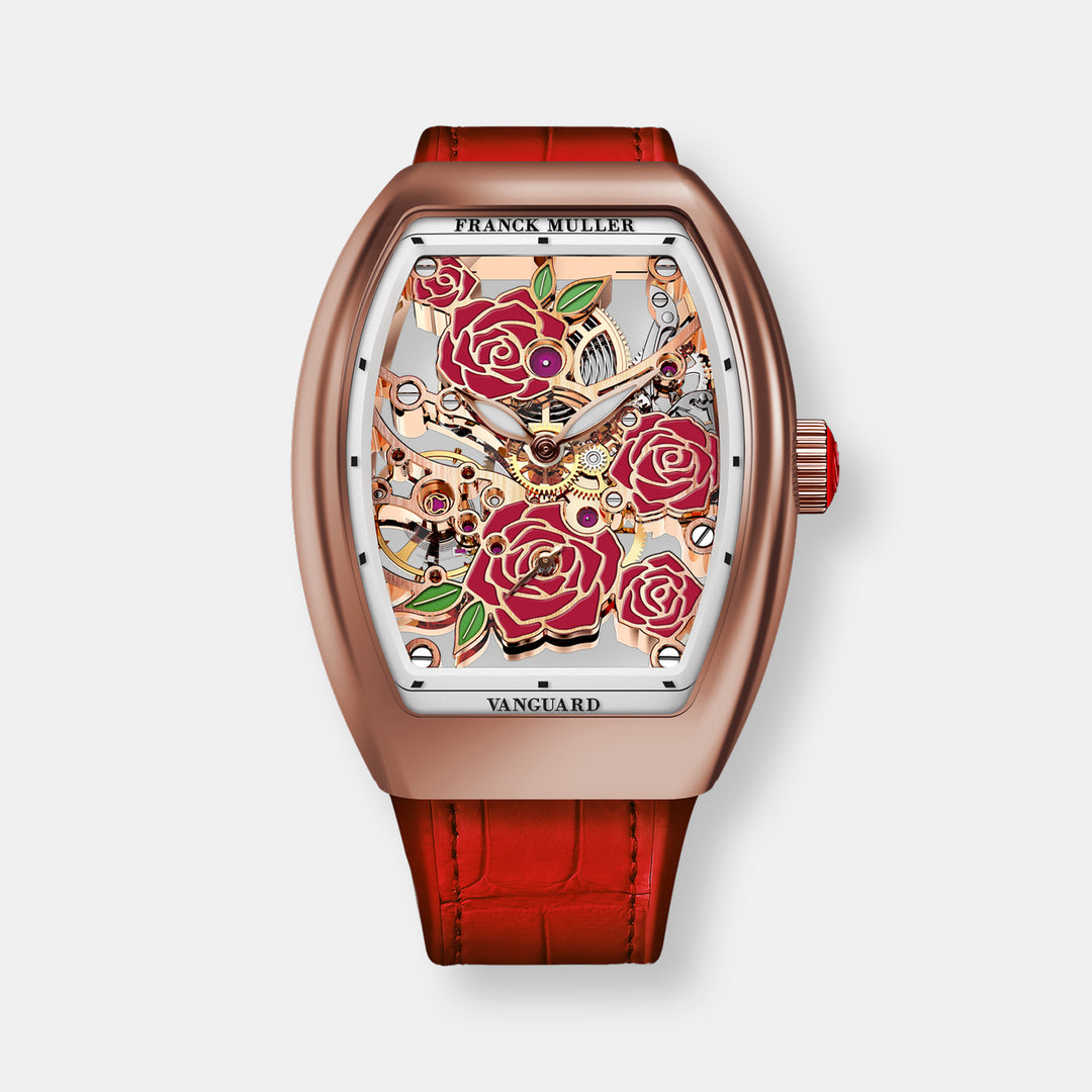 Montre vanguard rose skeleton