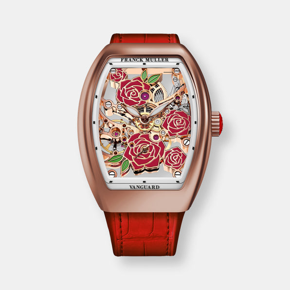 Montre vanguard rose skeleton