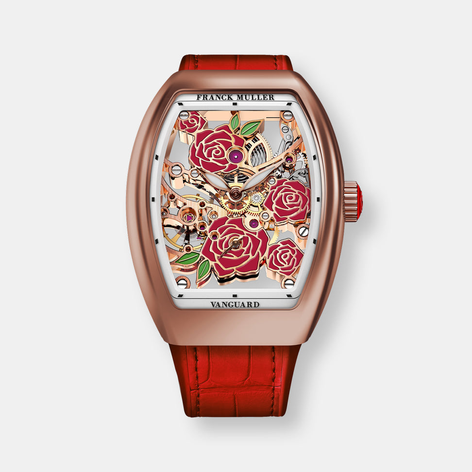 Montre vanguard rose skeleton