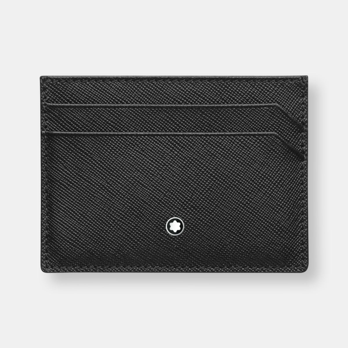 Porte-cartes 5cc cuir de veau noir