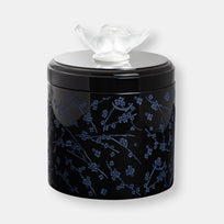 Boîte bois laqué fleurs de cerisier grand modèle